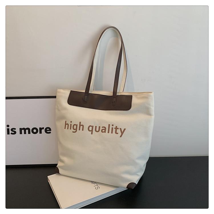 2024 новая большая сумка ins портативная большая вместительная холщовая сумка женская ins корейская ретро сумка дорожная сумка