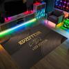 Led Zeppelin Design Crystal Velvet Carpet Cozy Non?Slip Printed Rug For Bedroom Living Room Entrance