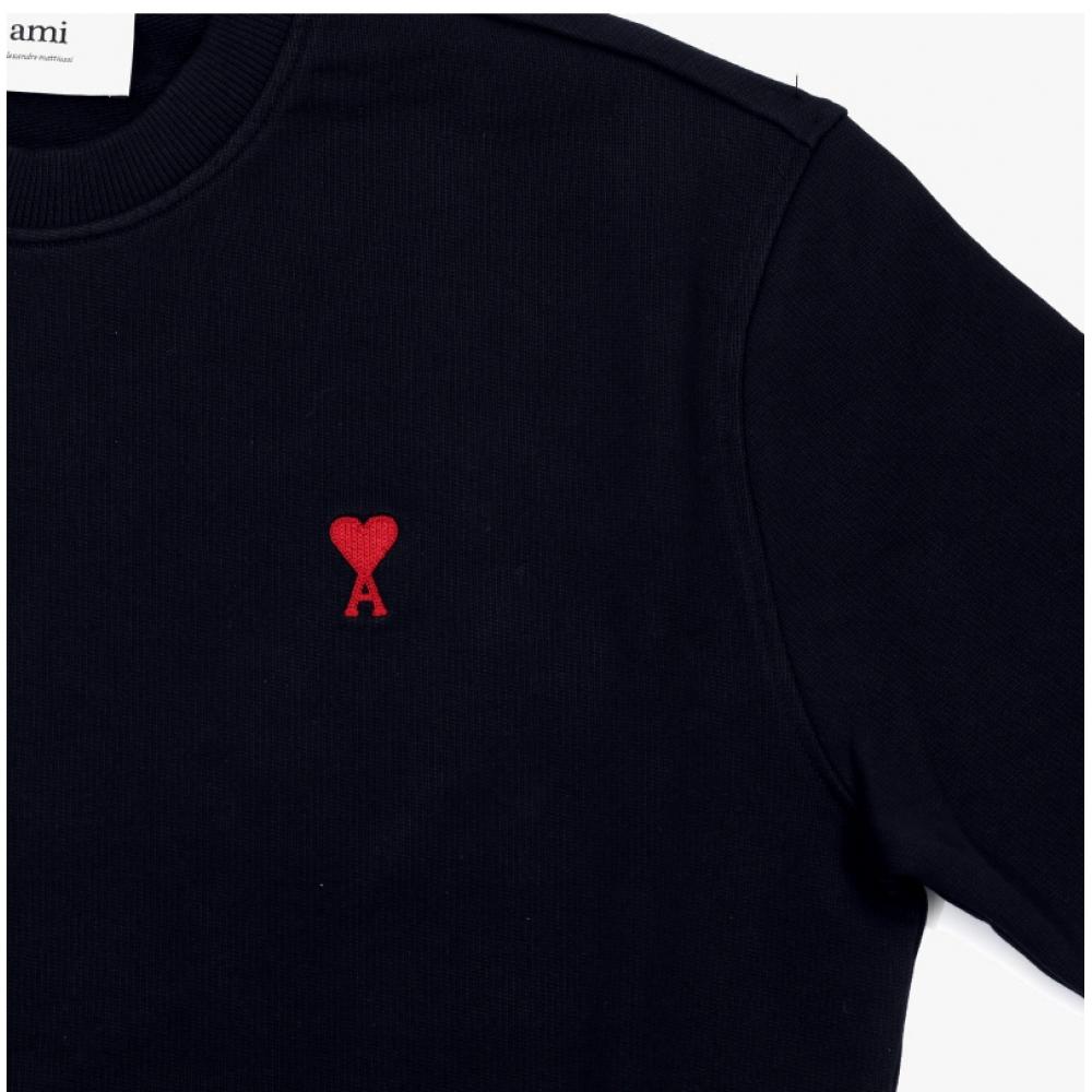 Ami Small Heart Logo Sweatshirt Bfusw035