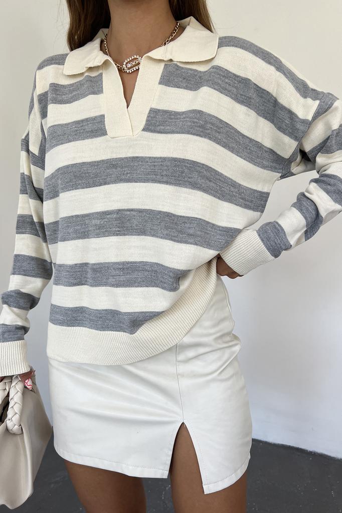 Women's Fashion Pullover Long Sleeve Sweaters Autumn and Winter Casual Knitted Top T-shirt One Size SL