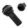 Water Butt/Tank 1in Overflow Connector With Nut & Washer Fits 1in Overflow Pipe For Garden Tubing Drip Irrigation Watering Syste