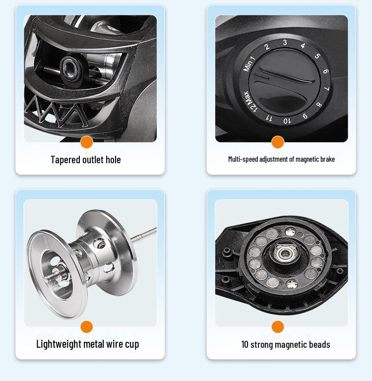 Портативный мини-телескопический спиннинг: Японский и корейский дизайн, Жесткий гладкий поплавок, Короткий кастинговый раздел E18