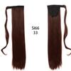 Long Straight Clip In Hair Tail False Hair Ponytail Hairpiece With Hairpins Synthetic Hair Pony Tail Hair Extension