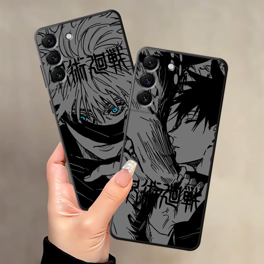 Мягкий задний чехол-бампер для Samsung Galaxy A10 A20 Note 20 Ultra 9 10 A05 A03 A01 A02 A04 A06 A30 A40 A50 A70 Аниме J-ujutsu