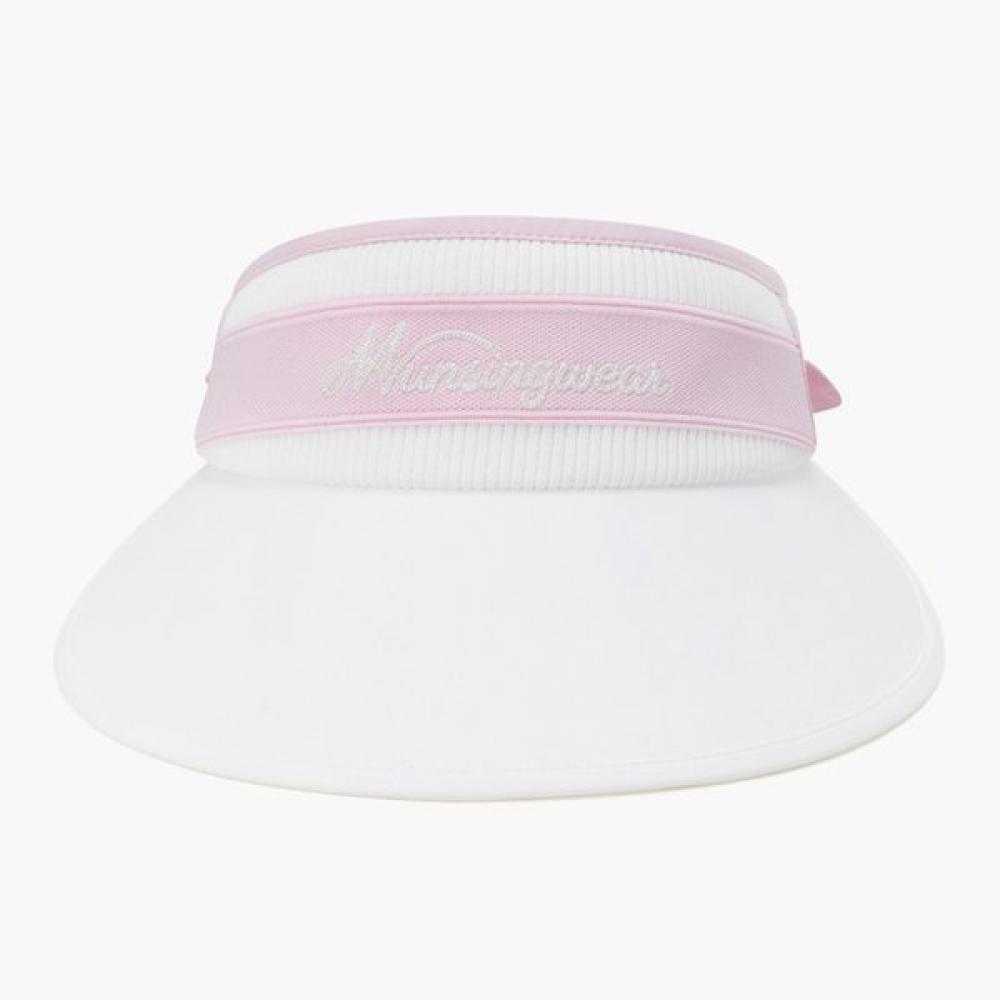 MunSingwear Women S Wide Logo viSor White  Mq322lcp83 