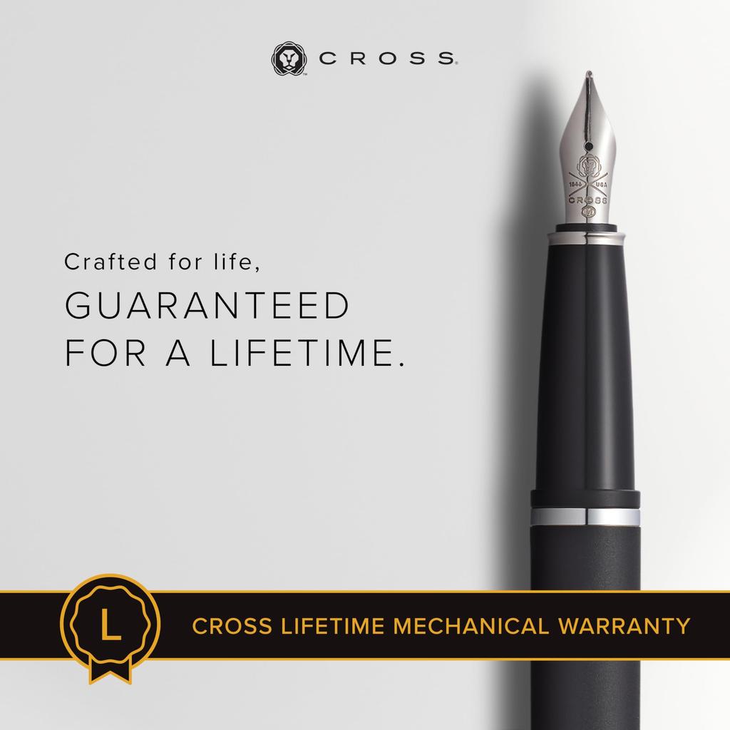 Ручка-перье CROSS Karei матовый черный со стальным пером (М-образный) НАТ0116-14МС