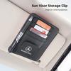 MTT5   PU Leather Car Sun Visor Organizer Ticket Card Holder For Mercedes Benz AMG GLE GLS CLA CLE GLC CLS GLA W223 W213 W206 W464 W247