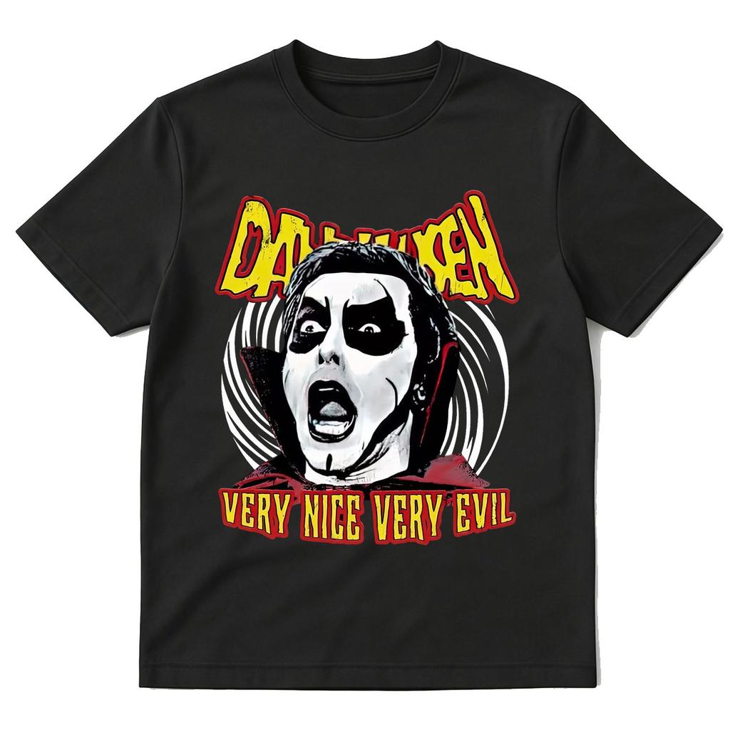 Danhausen Very Nice Very Evil Men's Women Hip Hop T-shirt Casual Cotton Short Sleeve T-shirts