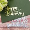Happy Birthday Metal Cutting Dies for DIY Scrapbooking Album Paper Cards Decorative Crafts Embossing Die Cuts