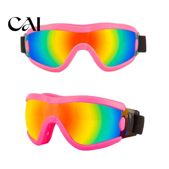Durable Polycarbonate Lens Dog Glasses Goggles, UV Protection Sunglasses with Adjustable Straps, Stylish Pet Sun Proof Eye Gear Shades,