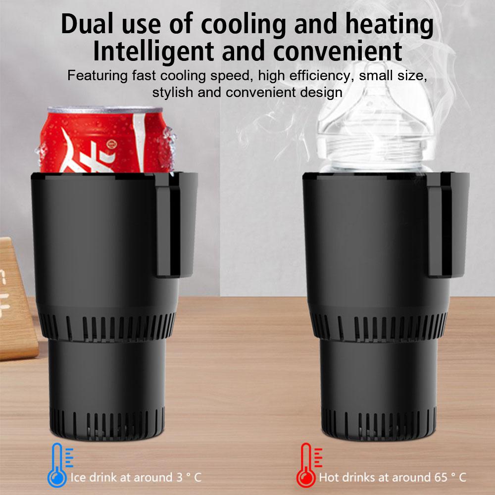 Smart Cup Heat Preservation Car Cooling Heating Cup Holder DC 12V Water Warmer Bottle Portable Rapid Refrigeration Kettle