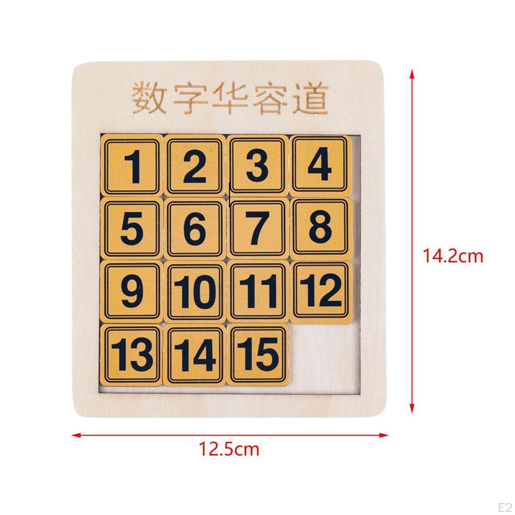Fun Digital Puzzles Slide Number Puzzle Sliding Blocks Math Learning Tool Ages 3+ Parent Child