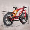 2 Style Bicycle Building Blocks Mountain Bike Model Decoration Simulation Car Model Children Educational Assembled Toys