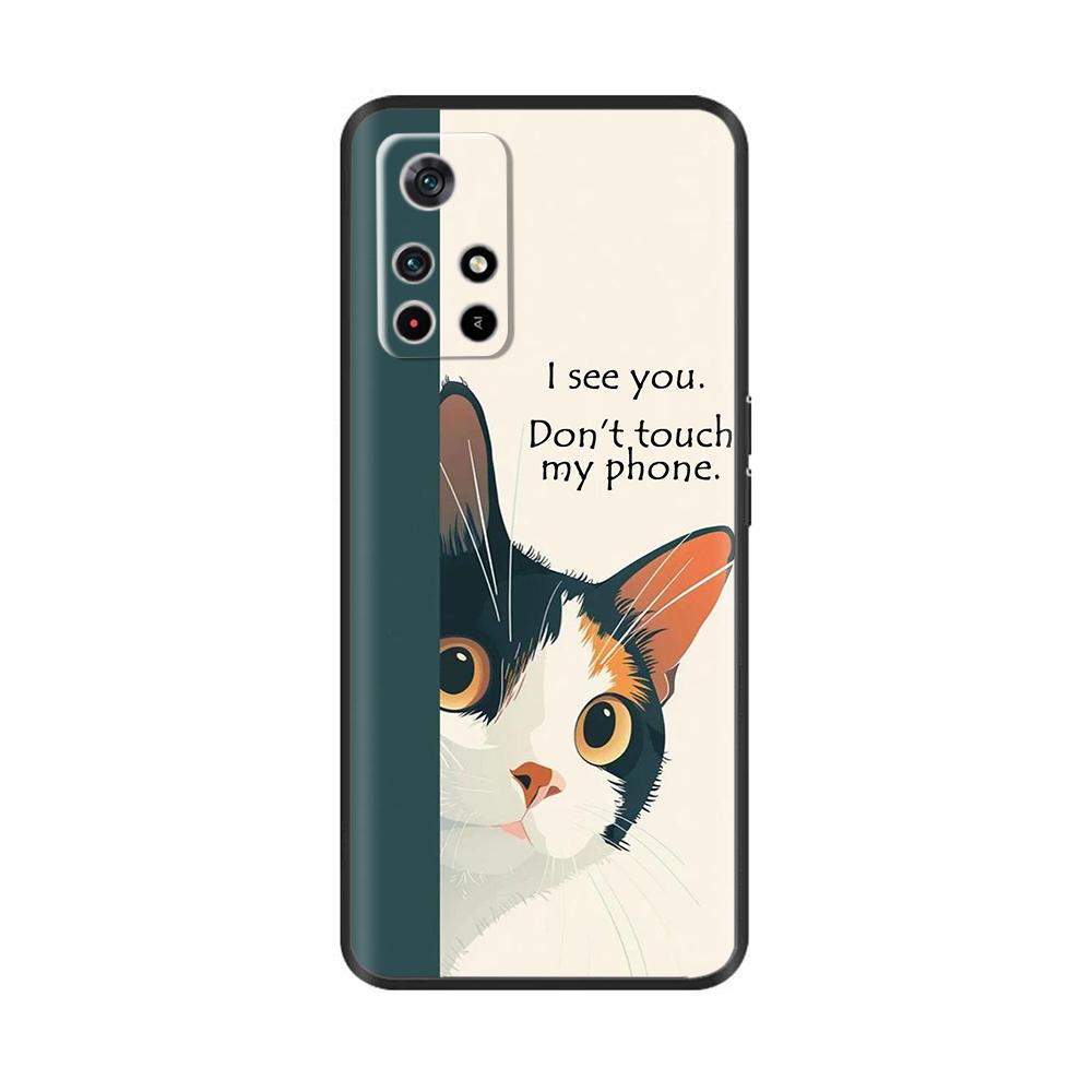 Для Poco X4 Pro 5G Poco M4 Pro Чехол Милый Мультяшный Мягкий Жидкий Силиконовый Чехол для Телефона Задняя Крышка Для Xiaomi Poco M4 Pro 4G Fundas Coque