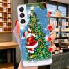 Рождественский Санта-Клаус Подарок Чехол для Телефона Для Samsung Galaxy S26 S25 Edge S24 Ultra S23 S22 Plus S21 S20 FE Мягкие Чехлы