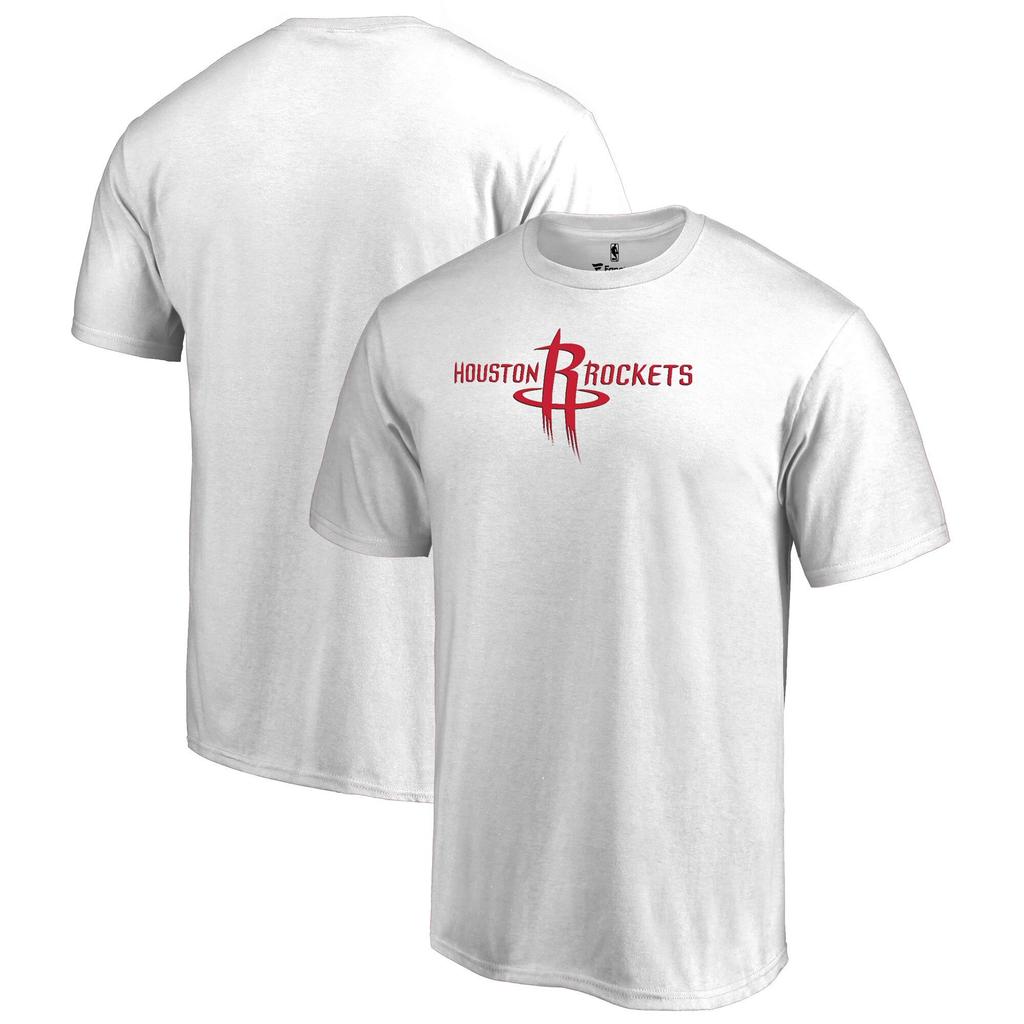 Футболка с логотипом команды Fanatics NBA Houston Rockets (США Средний, Белый)