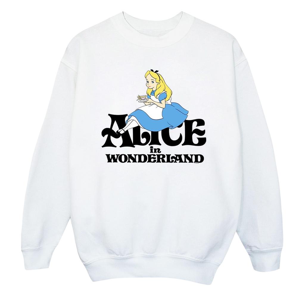 Disney Классический свитшот «Девочки Алиса в Стране чудес пьют чай»