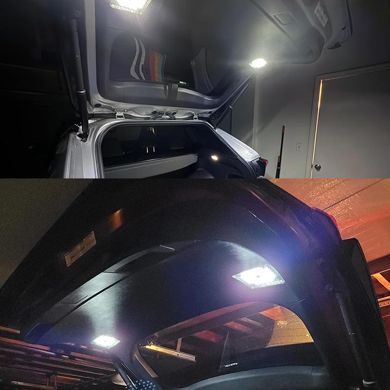 2Pcs LED Trunk Overhead Lights For Toyota RAV4 accessories Rear Hatch Door Lid Trunk Cargo Lamp Trunk Ceiling Lighting 2019-2024