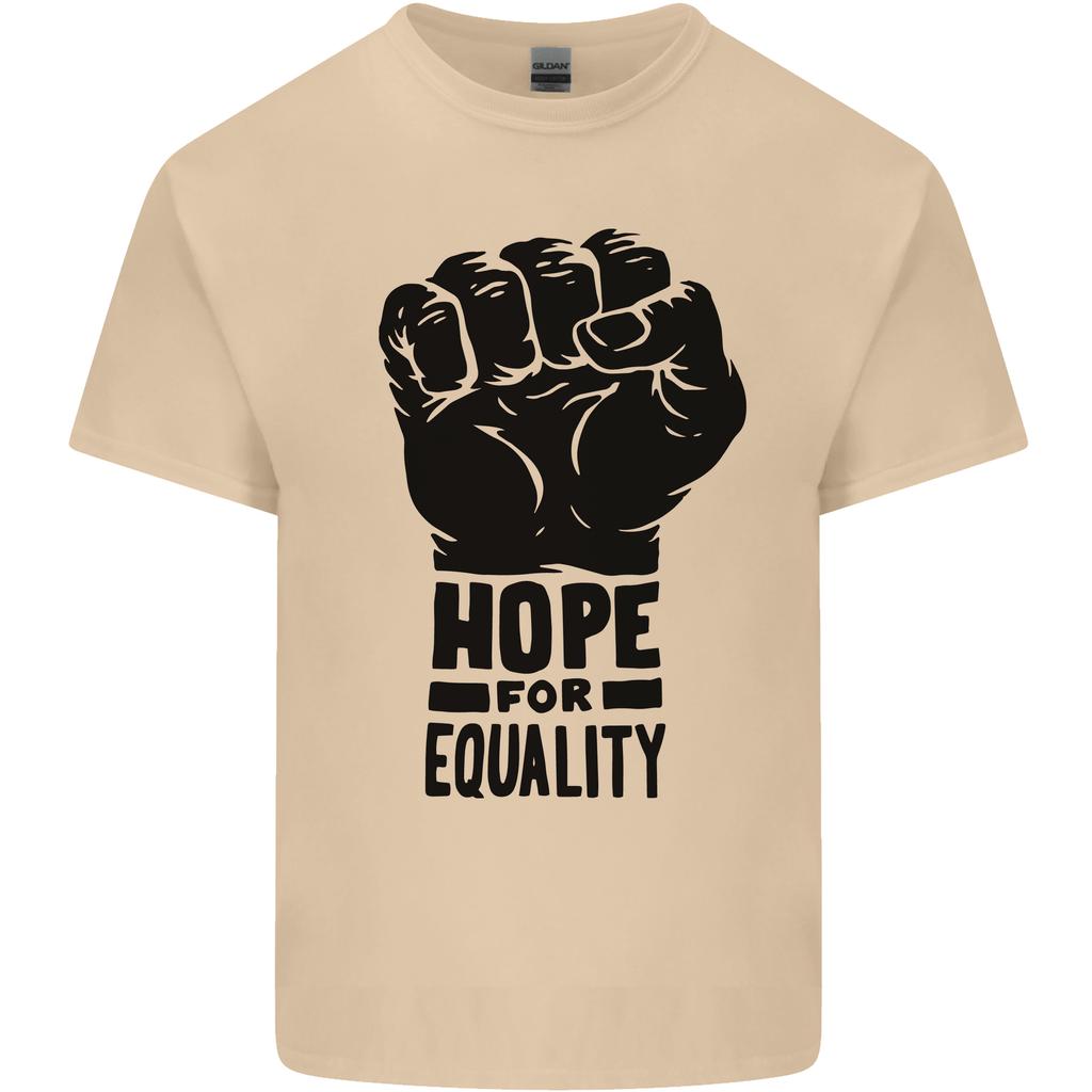 Hope for Equality Black Lives Matter LGBT Unisexs Light Cotton TShirt