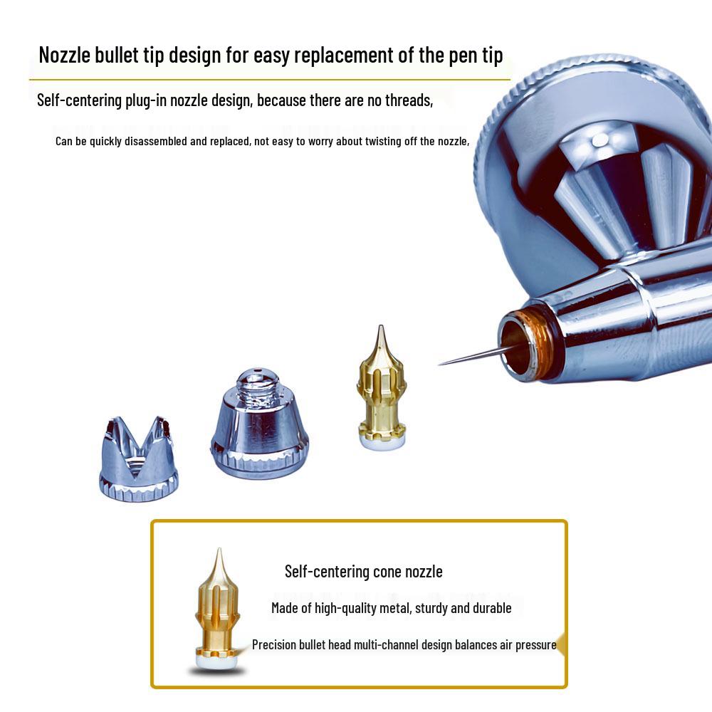 Model NW193 Third Gen 2026 Double-Action Airbrush 0.3mm Anti-Clog Spray Tool