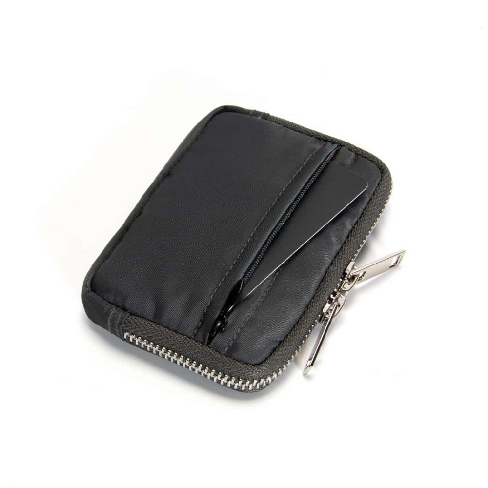 Card Holder Men Wallet Portable Mini Earbuds Storage Bag Square Nylon Coin Purse  Women