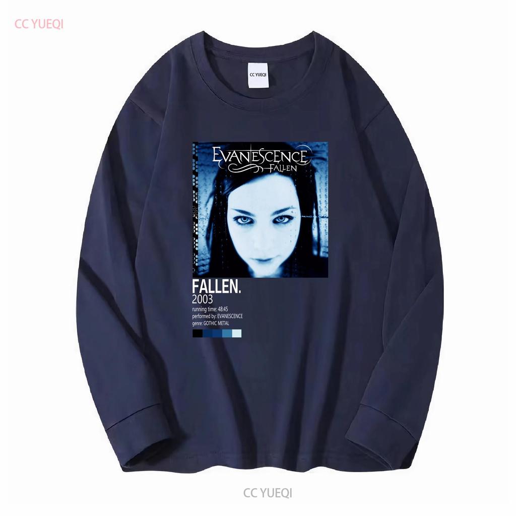 Evanescence Fallen Album T shirt Full Size S 5XL vintage Washed streetwear Comfortable Stretched Breathable designer clothes