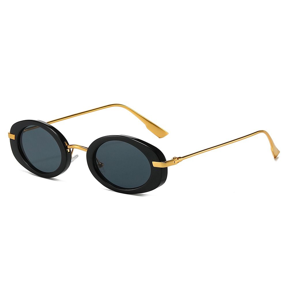 Retro Oval Sunglasses Trendy Fashion Summer Shades Stylish Small Frame Sunglasses  for Women & Men