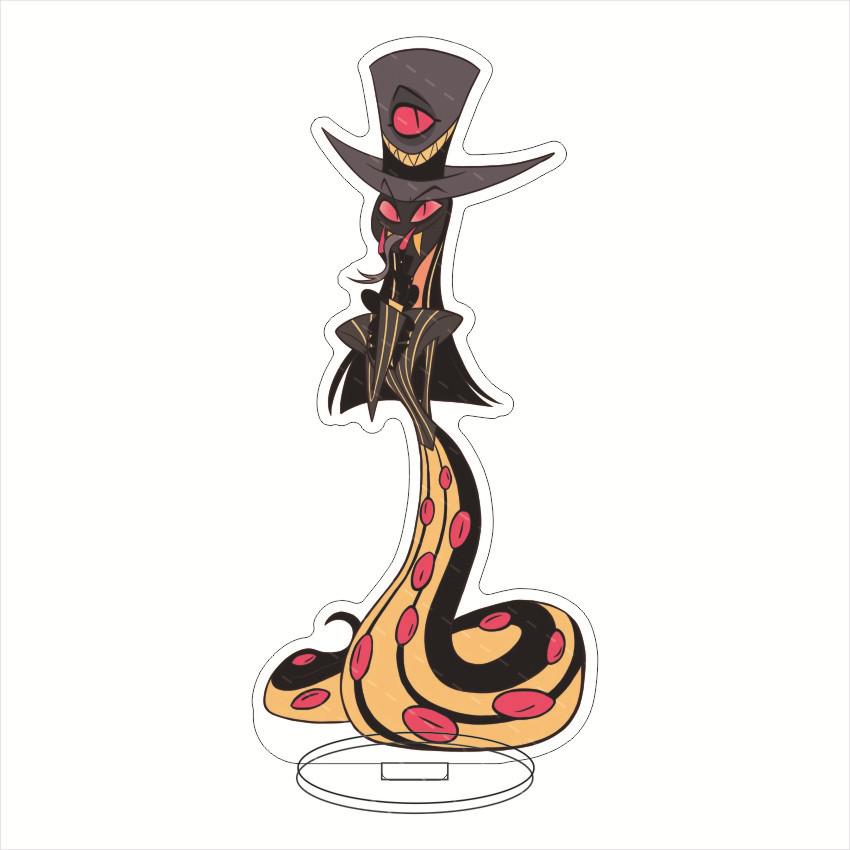 Аниме Hazbin Hotel Чарли Морнингстар Косплей Стенд Акриловые Фигурки Вагги Настольный Стоячий Знак Модель Декор Подарки на День Рождения