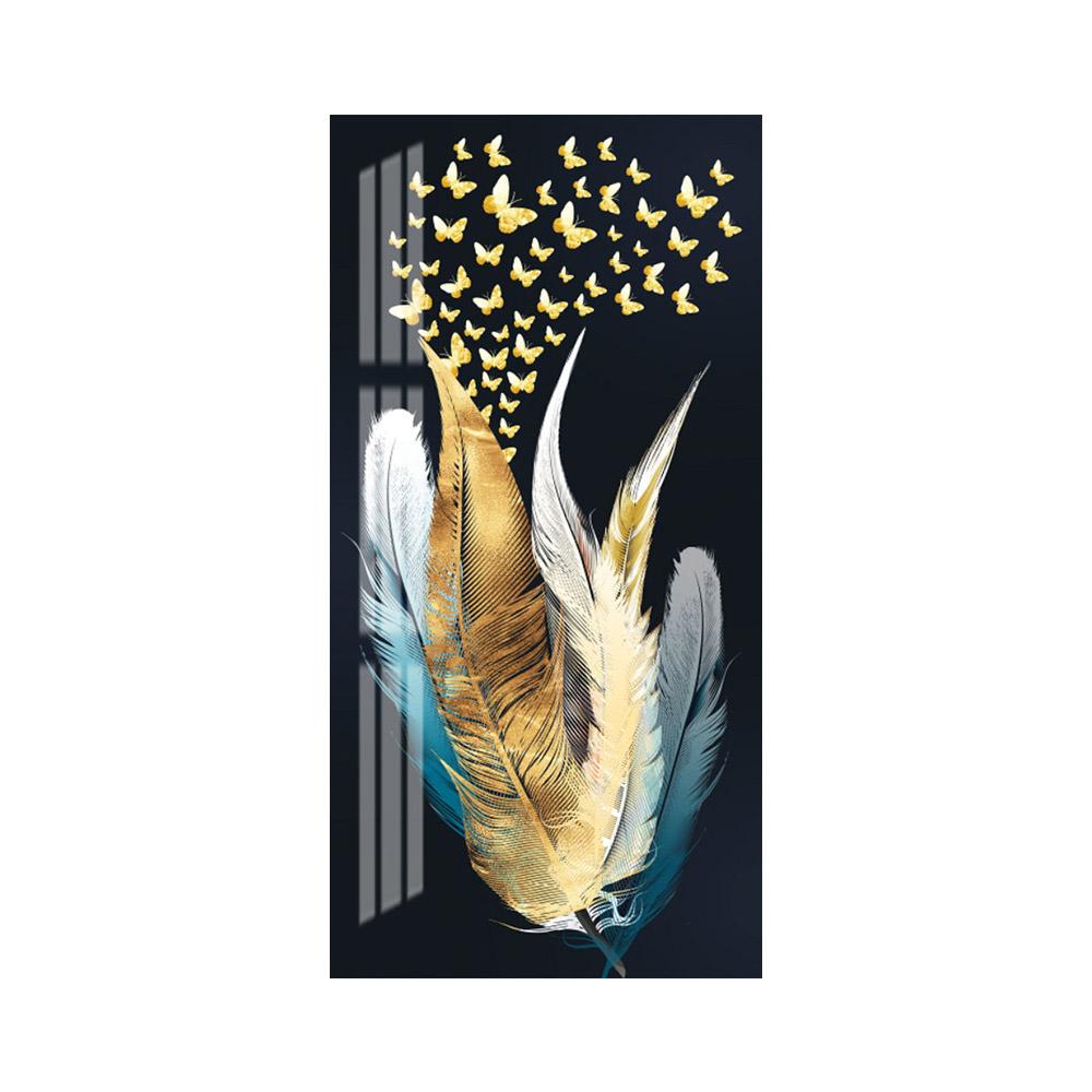 Скандинавские постеры с перьями, холст, картины, настенные художественные фотографии для гостиной, украшения крыльца, абстрактные роскошные принты, без рамки