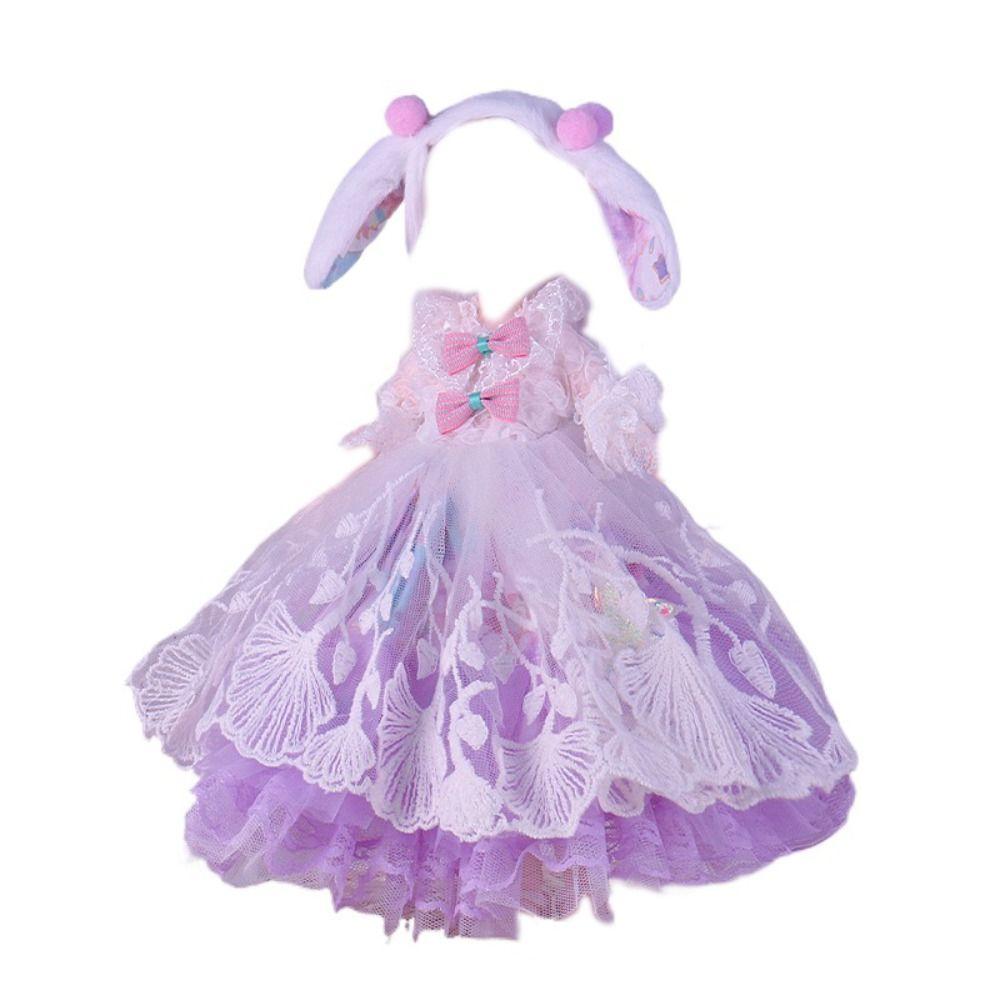 Multiple Movable 30cm Bjd Doll Toy Attractive Eyes Lace Princess Doll  Kids