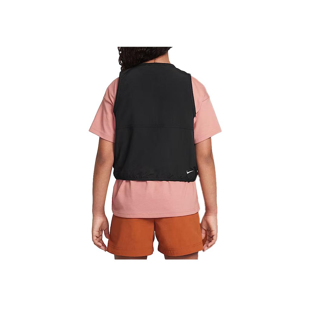 Nike Серия ACG Функциональный Свободный Прочный Жилет Детские жилеты Черный HJ0676-011