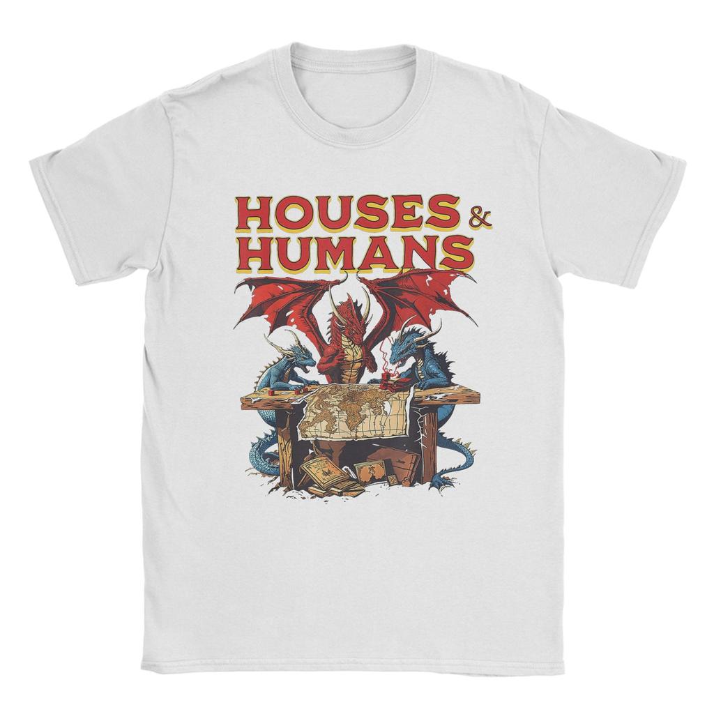 Дома моды и люди Ретро 90-х Футболки Мужские Футболки из чистого хлопка Футболки с коротким рукавом Подземелье Дракон DnD Одежда больших размеров