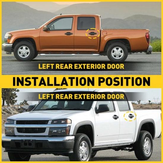 Outside Exterior Handle Left Door Side Driver 2004-2012 For GMC Canyon Chevrolet