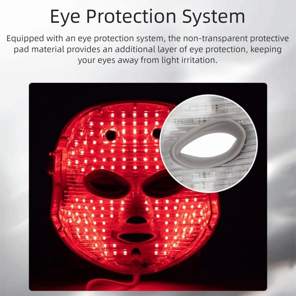 Rechargeable Photon Facial LED Mask 7 Colors Beauty Mask LED Face Mask  Relaxation Treatment