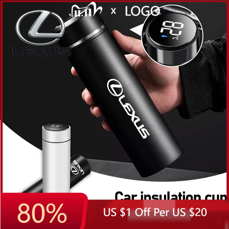 EAV3 2026 Hot Interior Stickers Vehicle Car Smart Insulated Cup Travel Coffee Cups Heating Bottle For Lexus RX300 IS200 IS250 ES350 C
