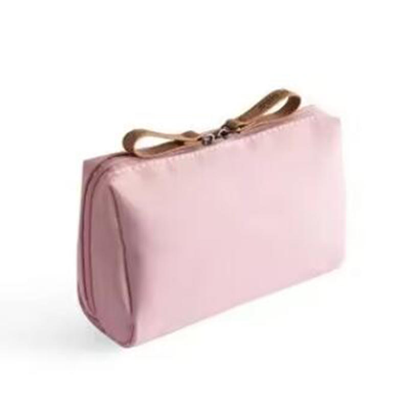 Waterproof Large Capacity Makeup Bag Multiple Colors Nylon Travel Storage Partitioned Cosmetic Pouch Handbag Lipstick Pack