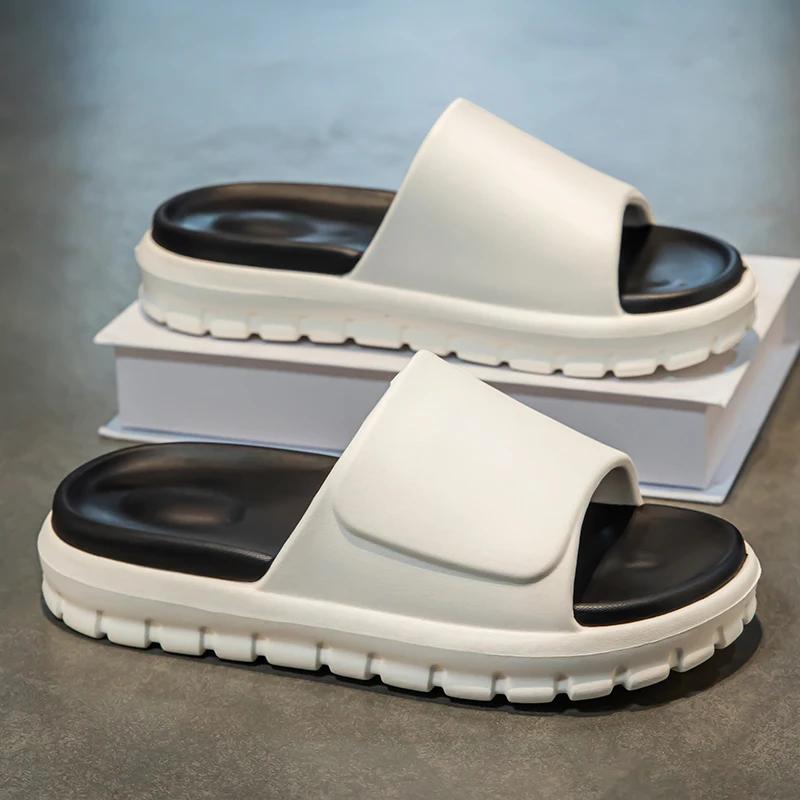 2025 Летние пляжные сандалии для отдыха на открытом воздухе Женская повседневная обувь Мужские шлепанцы Мужские сандалии Брендовые женские и мужские тапочки Модные шлепанцы из ЭВА