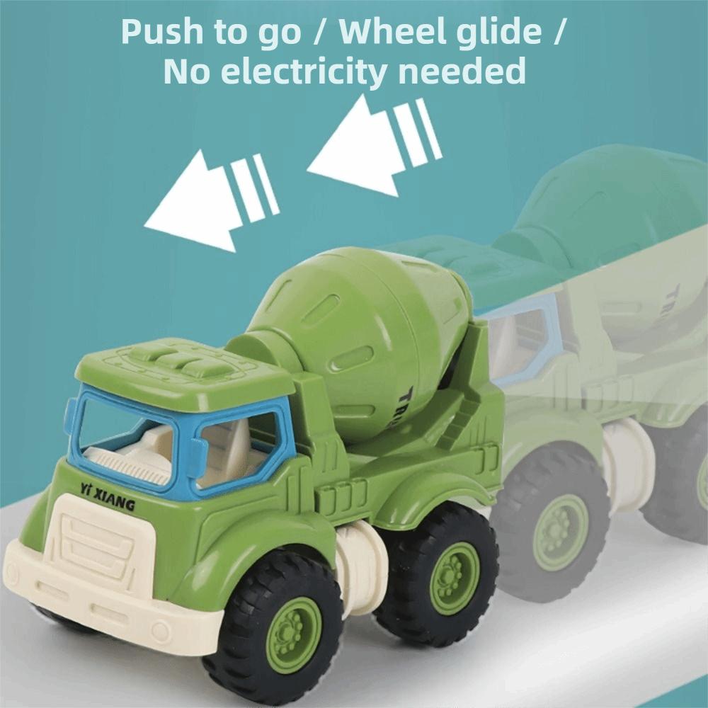 Innovative Design Dump Truck Toy Inertial Driving Excavator Toy Inertia Car Toy Early Education