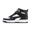 Puma Rebound Joy Повседневные износостойкие Высокие Скейтбордические Кеды Черные Подростковые 374687-01