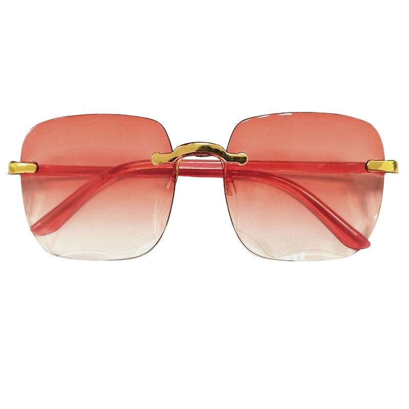 Модные градиентные очки женские солнцезащитные очки с защитой от ультрафиолета простые женские квадратные очки без оправы