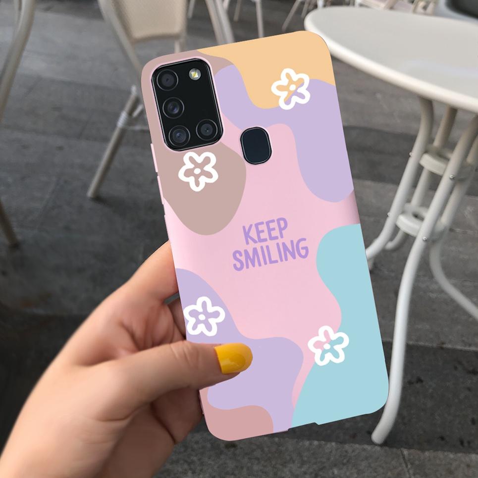 Чехол для Samsung A21S для Samsung Galaxy A21S A 21S A21 S Чехол Силиконовый ТПУ Мягкий Матовый Чехол для Телефона Задняя Крышка Fundas Корпус Capa
