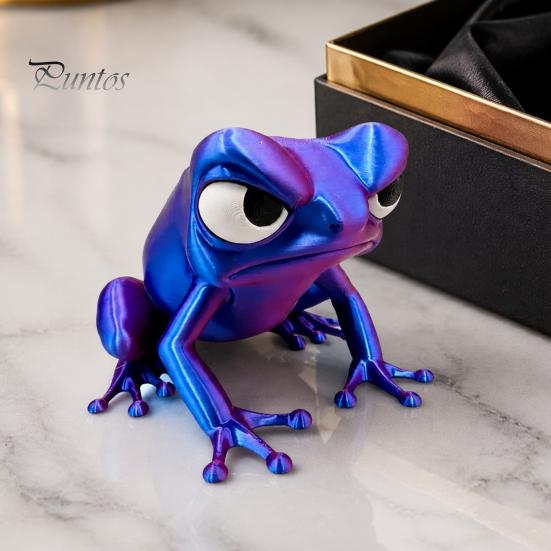Коллекционные фигурки грустных животных для взрослых, 3D-печатная фигурка сердитых животных, забавная сердитая черепаха, горилла, такса, бегемот, гусь, маленькая смола