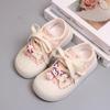 Обувь для девочек, парусиновые туфли, одинарные туфли, детская повседневная обувь для сноуборда