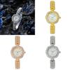 Womens Jewelry Style Metal Watch With Quartz Core And Flower Dial Design