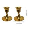 Stylish Alloy Horn Shaped Candle Holder Stand Functional Decoration for Various Settings Modern Designs,Stable Structure