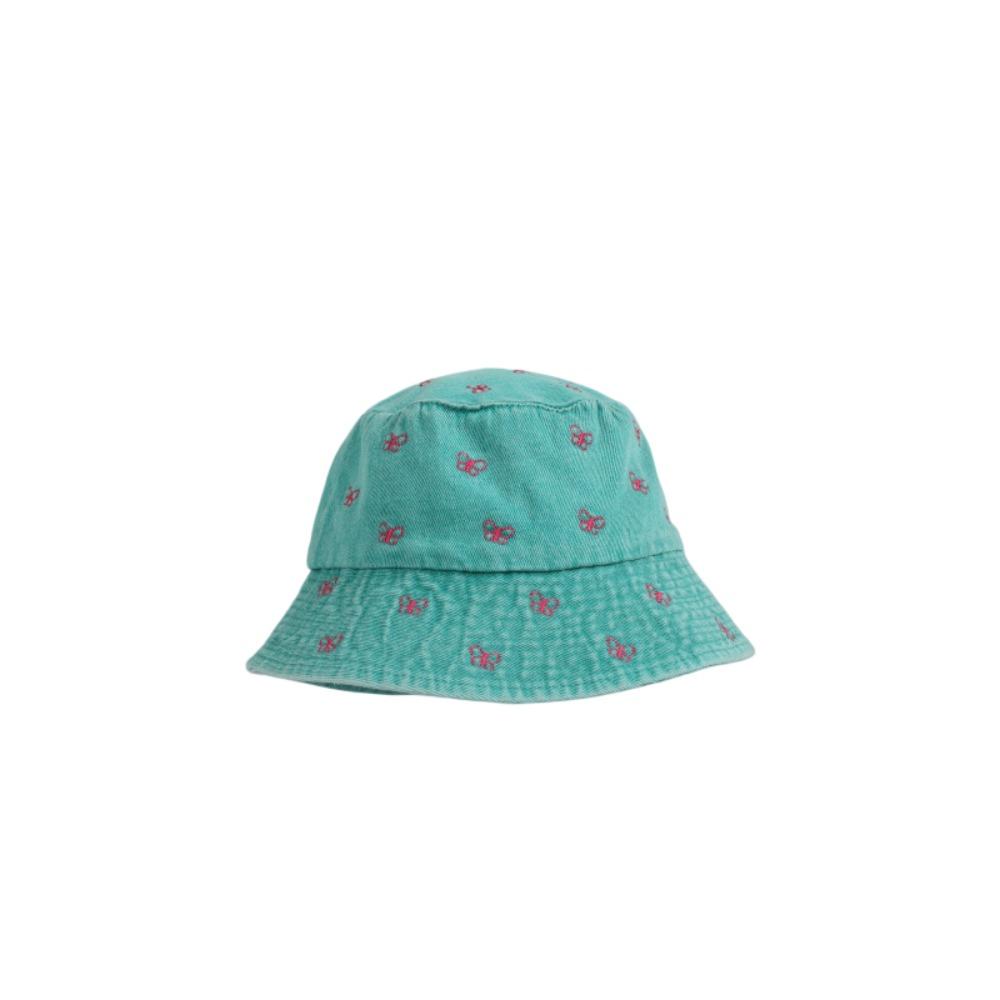 Windproof Butterfly Embroidered Cowboy Hat Retro Big Brim Sun Hat Fisherman's Hat Autumn