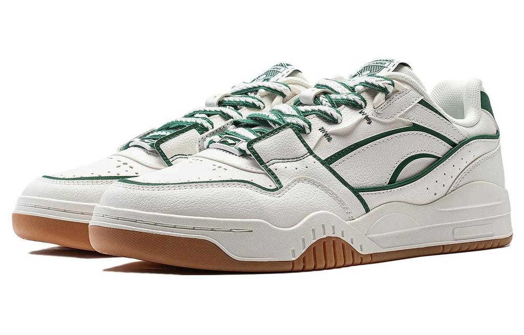 Women's Sneakers Li-Ning Li Ning Yuebai Wear resistant And Lightweight Low top Skateboard Shoes Women's White