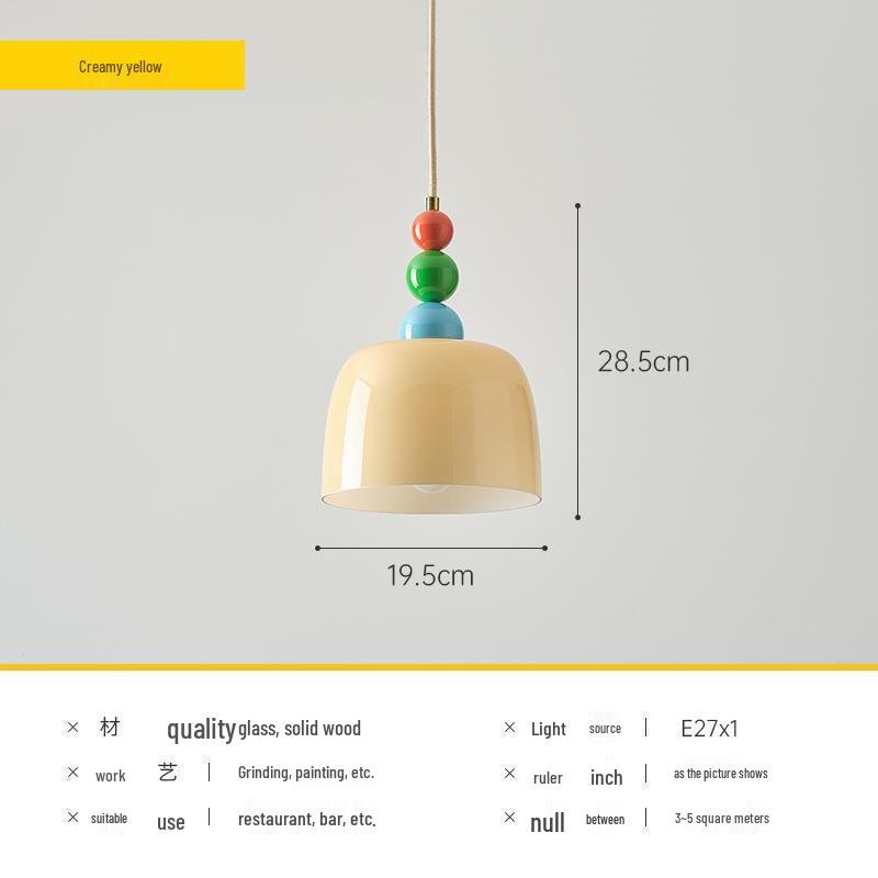 Скандинавский минималистичный стеклянный подвесной светильник для прикроватной тумбочки, гостиницы, бара или ресторана