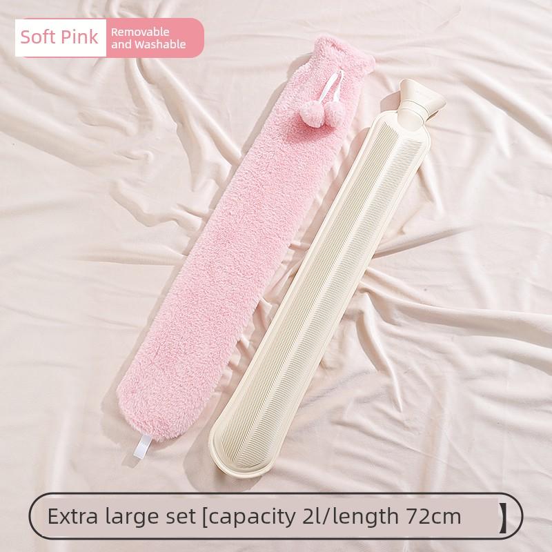 Extra-Long Hot Water Bottle for Filling with Water, Large Size, Foot Warmer, Bed Warmer, Winter Long-Type Super Long Hot Water Bag