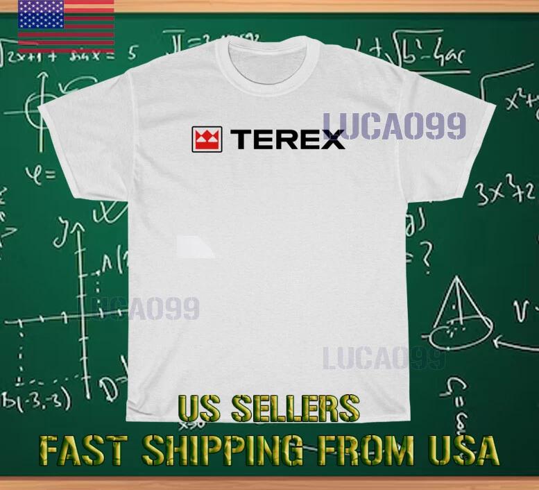 НОВАЯ ФУТБОЛКА TEREX CRANES RACING LOGO Футболка СМЕШНАЯ РАЗМЕР S-5XL